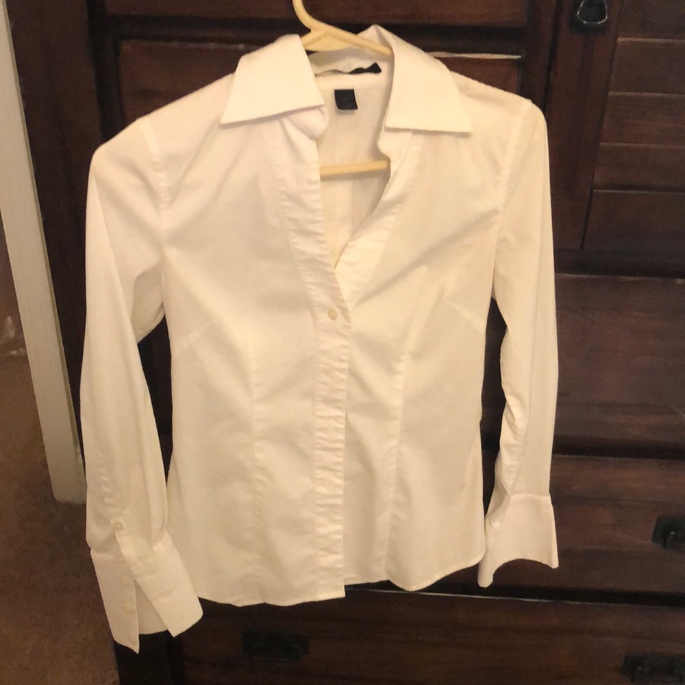White collared shirt